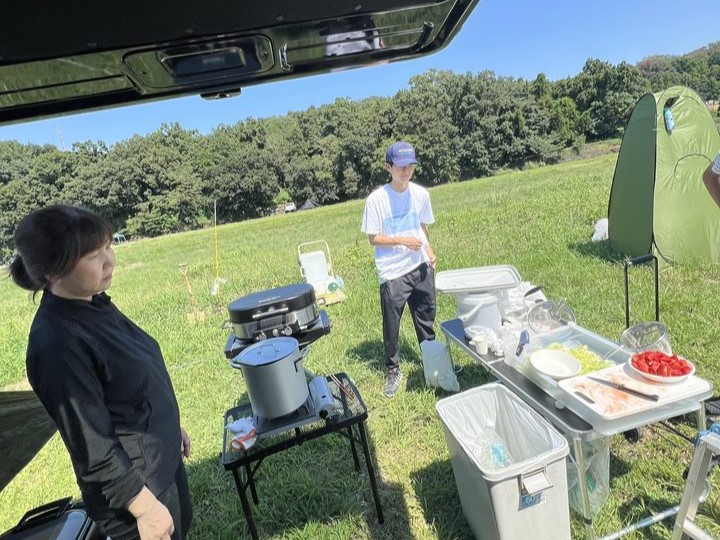 BBQの様子 2