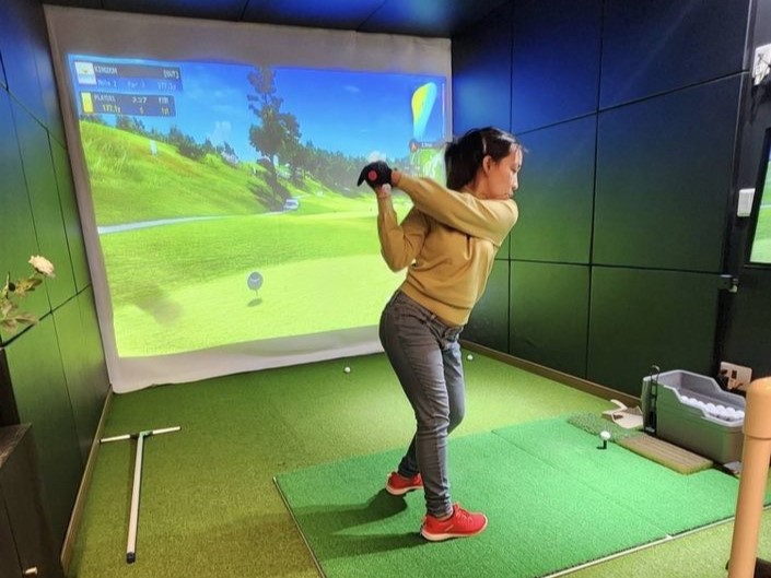 ゴルフの様子 1